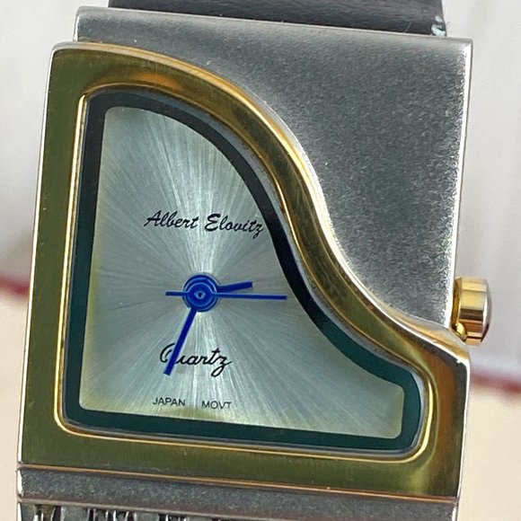 Vintage Albert Elovitz Grand Piano 2 Tone Watch